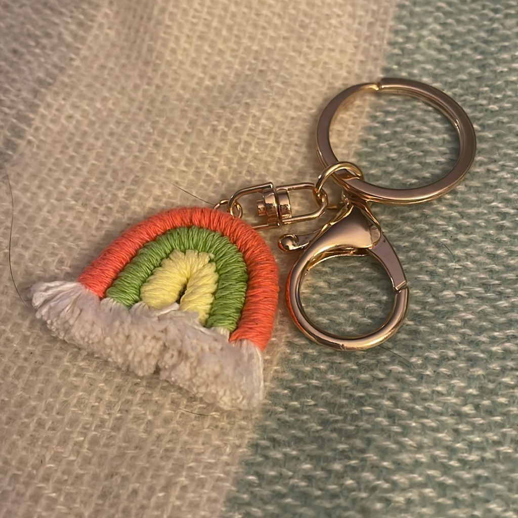 Rainbow Key Ring